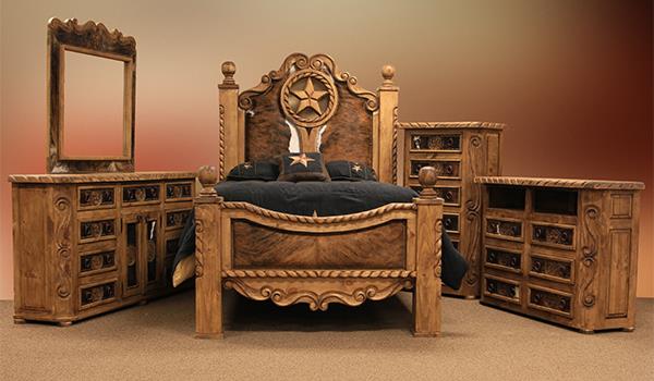 Cowhide headboard store king